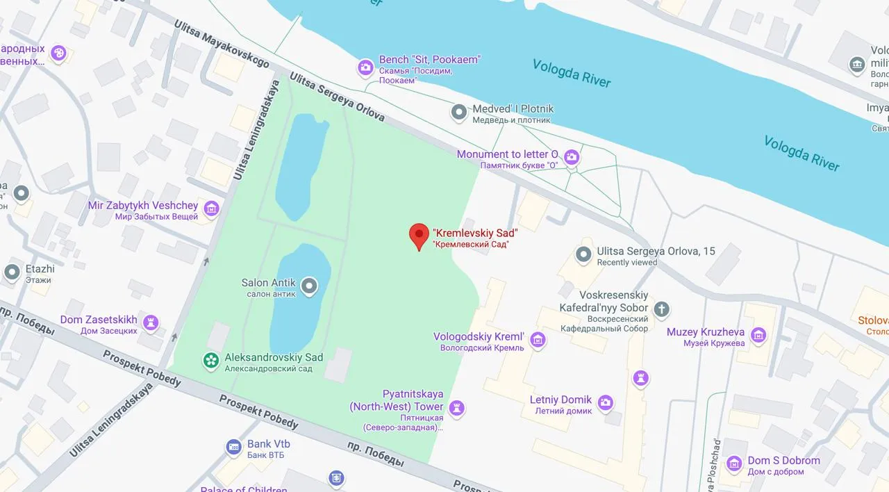 kremlin-garden map