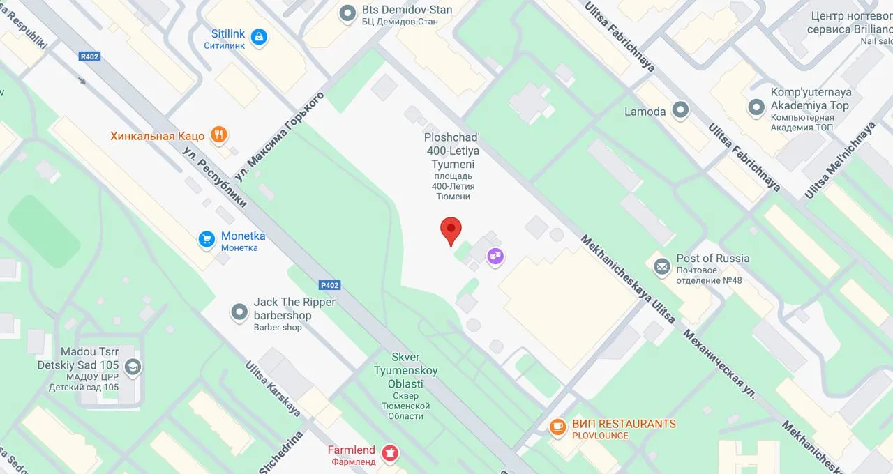 tyumen-s-400th-anniversary-square map