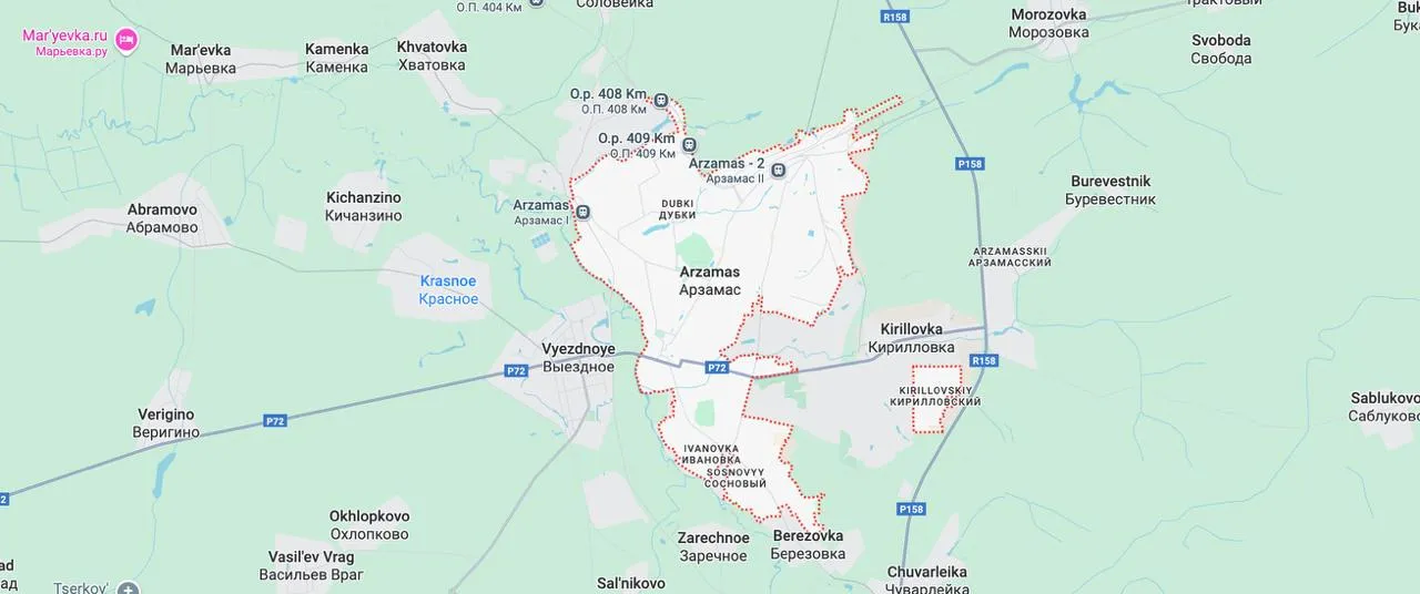 arzamas map
