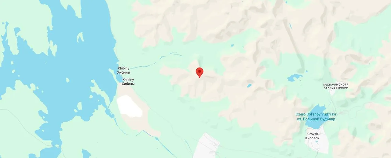 khibiny-mountains map