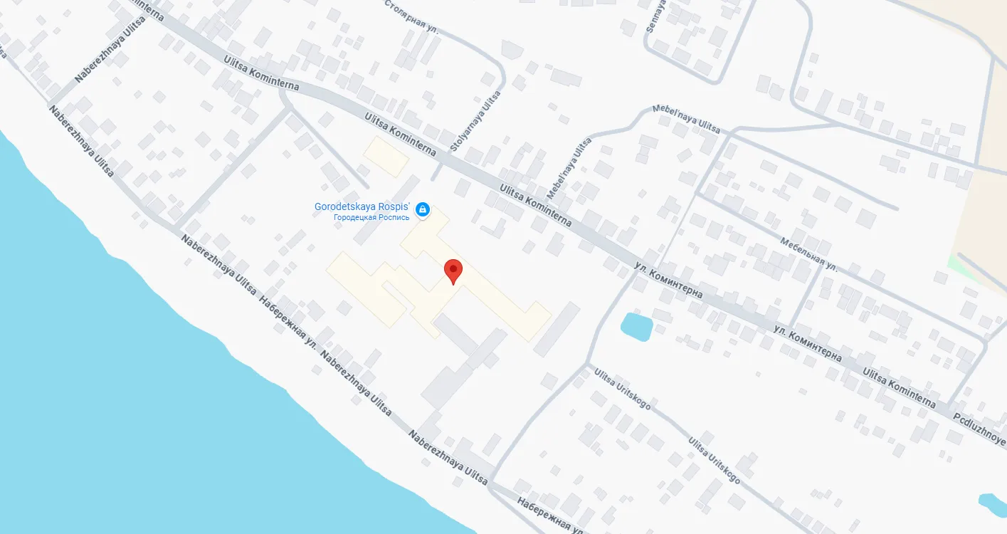 gorodets-painted-craft-factory map