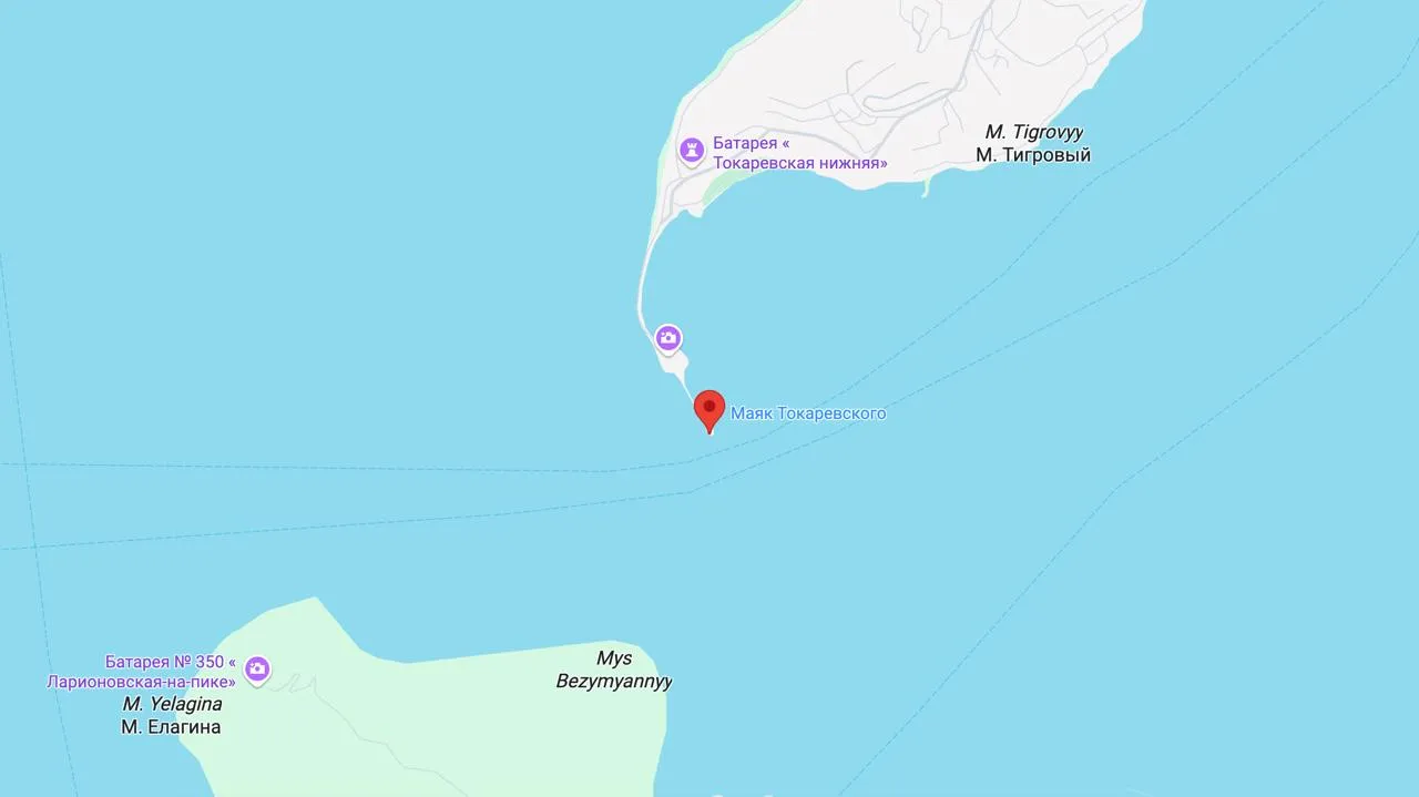 tokarevsky-lighthouse map