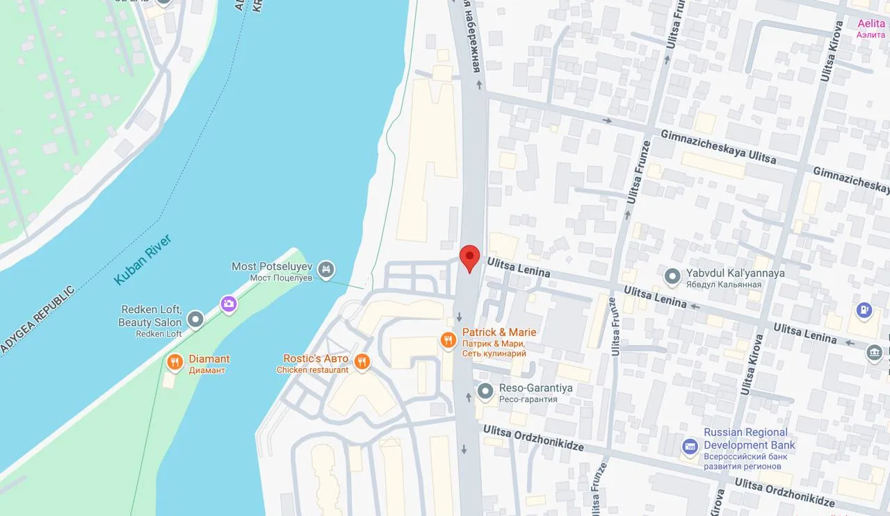 kuban-embankment map