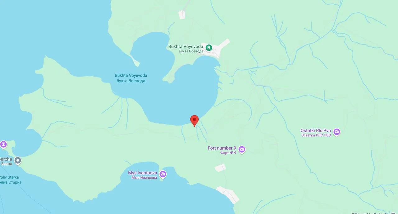 voevoda-bay map