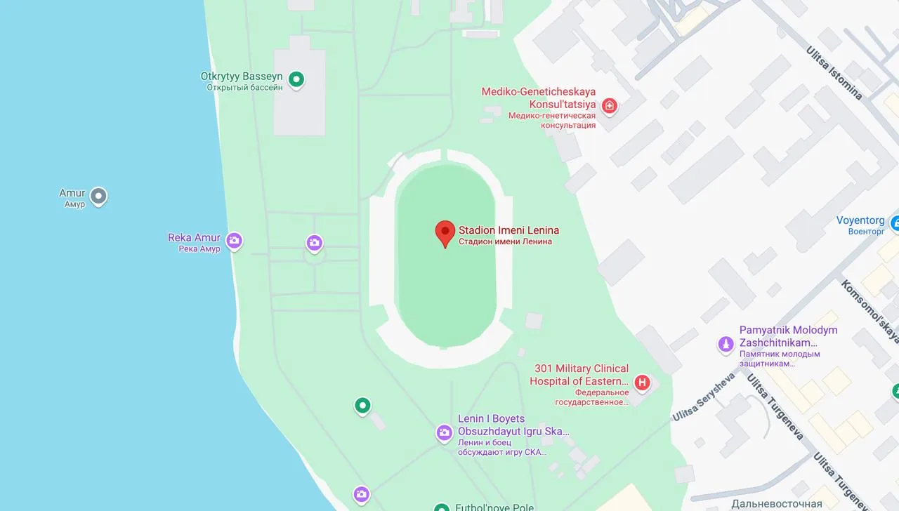 park-near-lenin-stadium map
