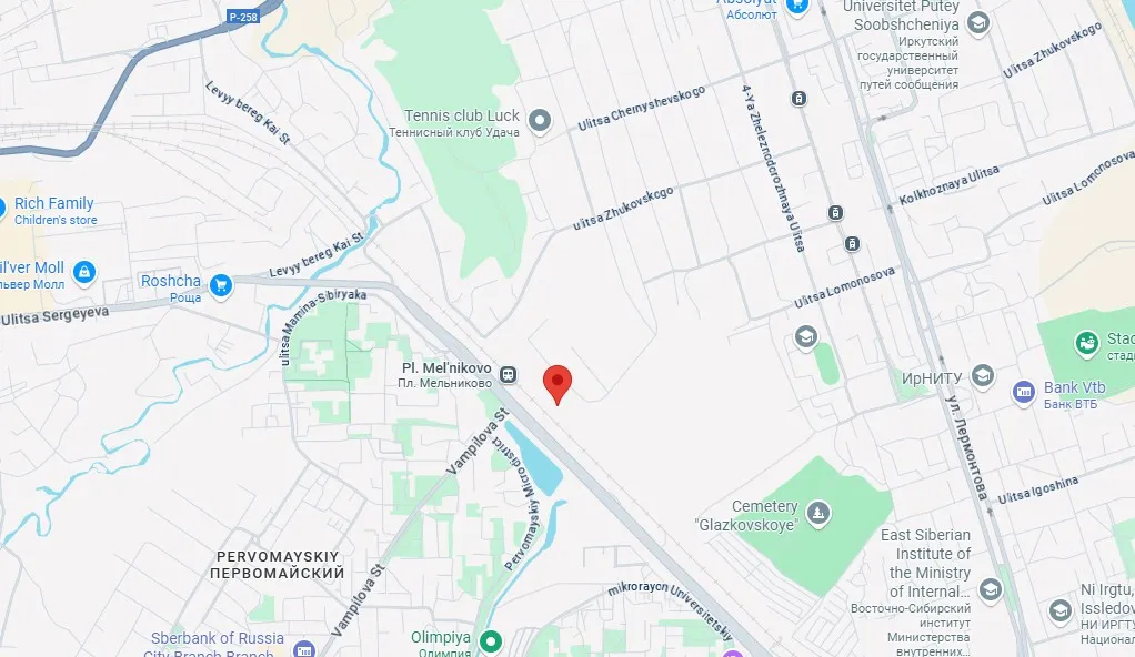 irkutsk-zoo map