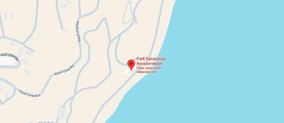 sanatorium-aivazovskoye map