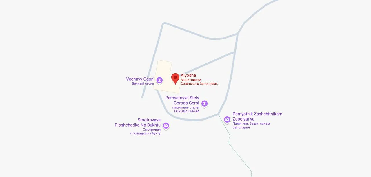 alyosha-memorial map