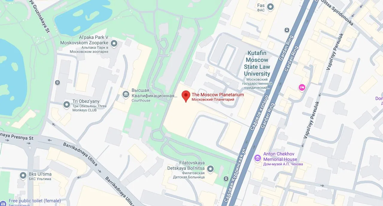 planetarium map