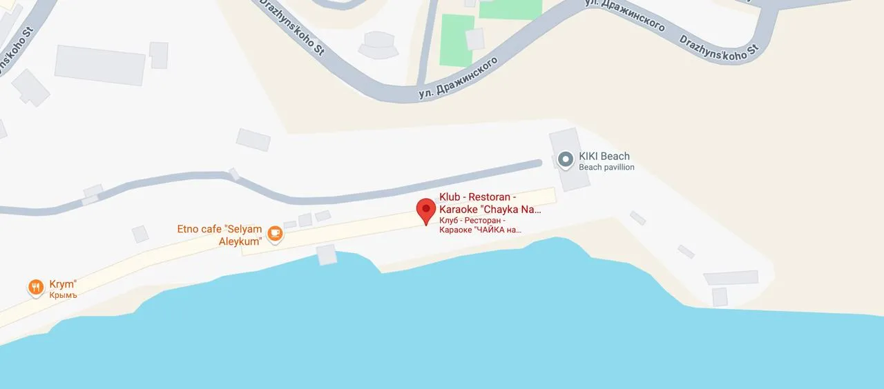 night-club-seagull-on-the-beach map
