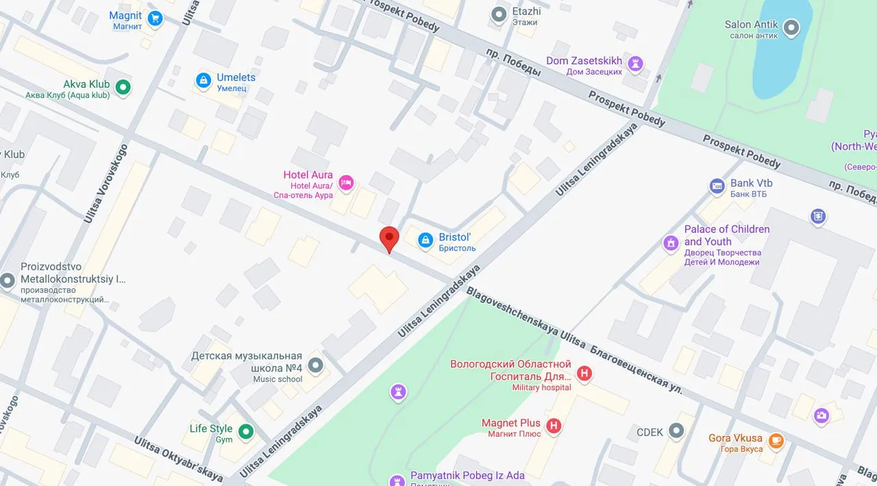 blagoveshchenskaya-street map