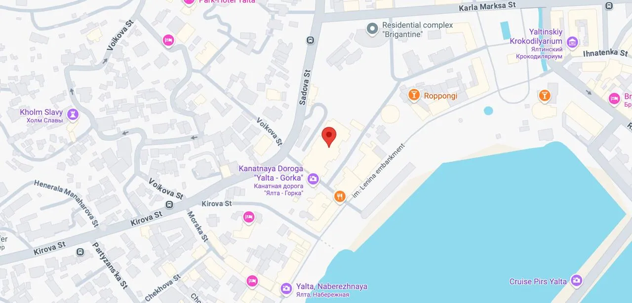 yalta-gorka-cable-car map
