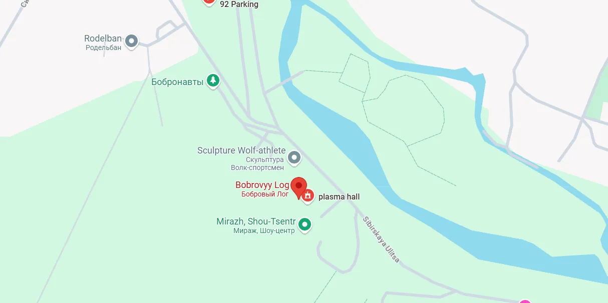 bobroviy-log-fanpark map