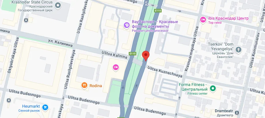 krasnaya-street map