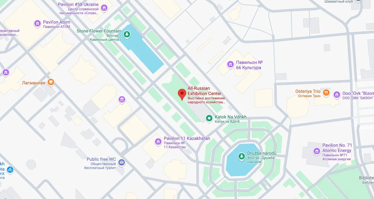 vdnh map