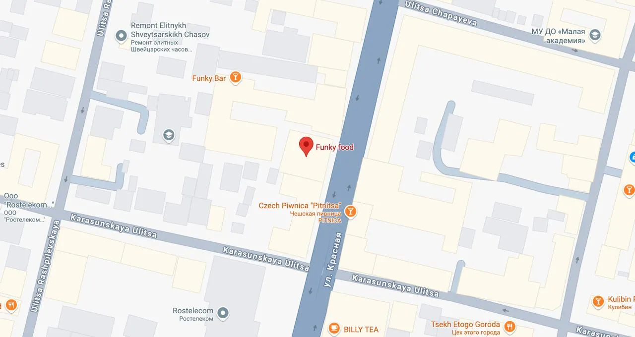 funky-food-bar map