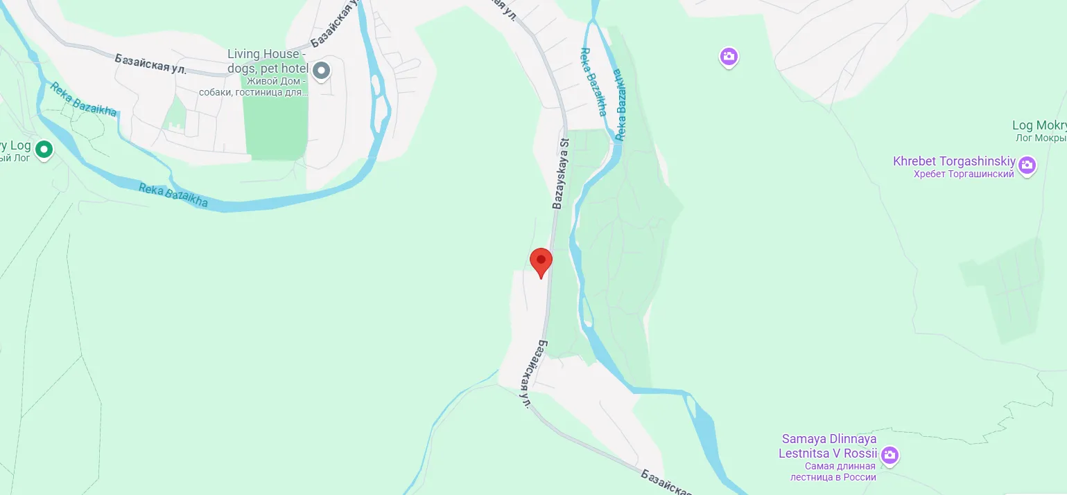 krasnoyarskie-stolby-national-park-eastern-entrance map