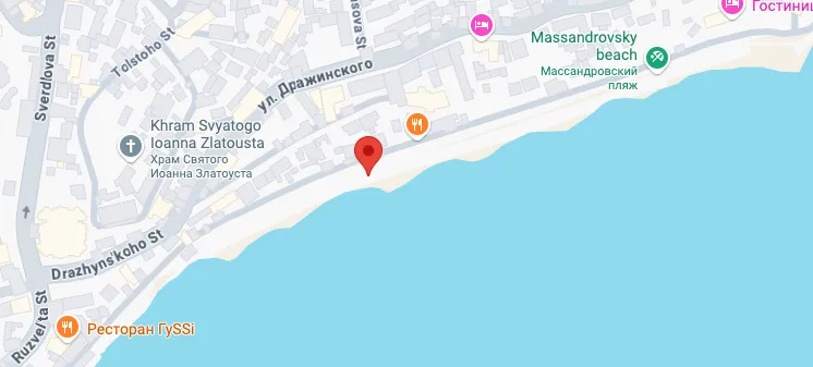 massandra-beach map
